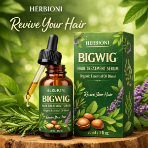 BIGWIG Hair Treatment Serum – Organic Essential Oil Blend